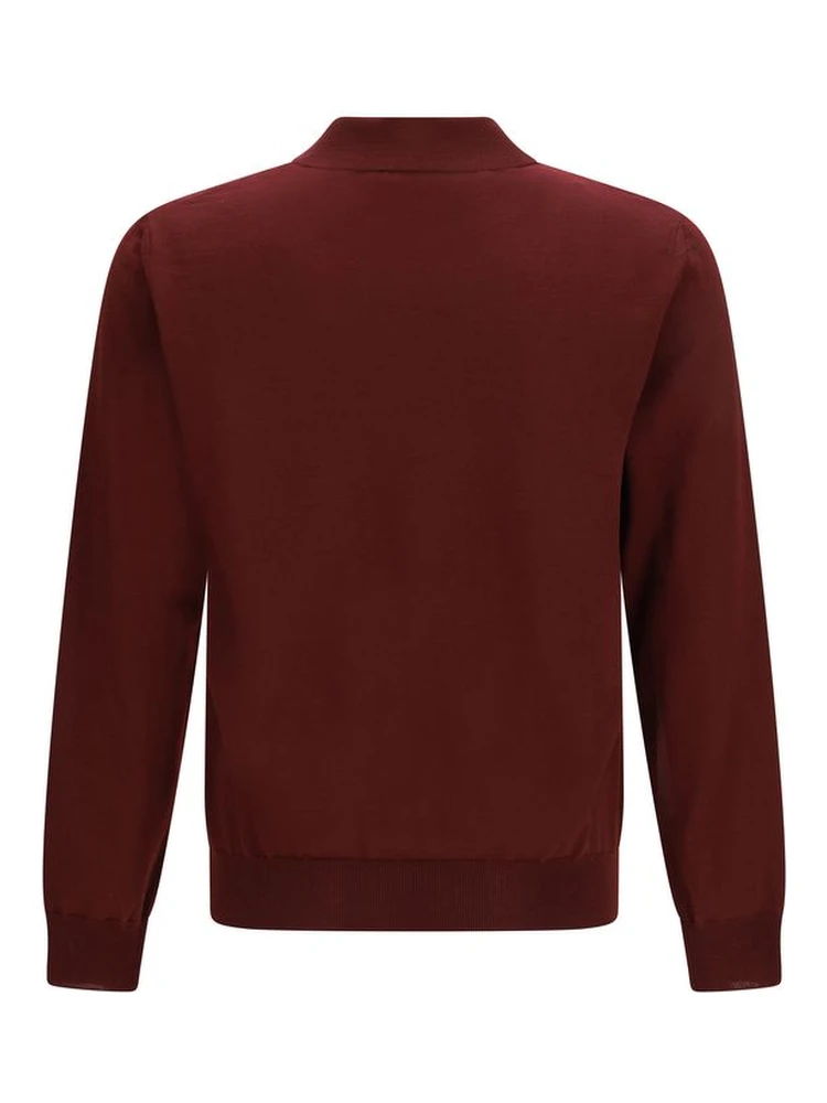 Bordeaux Wool Oves Aries Polo Shirt alternative