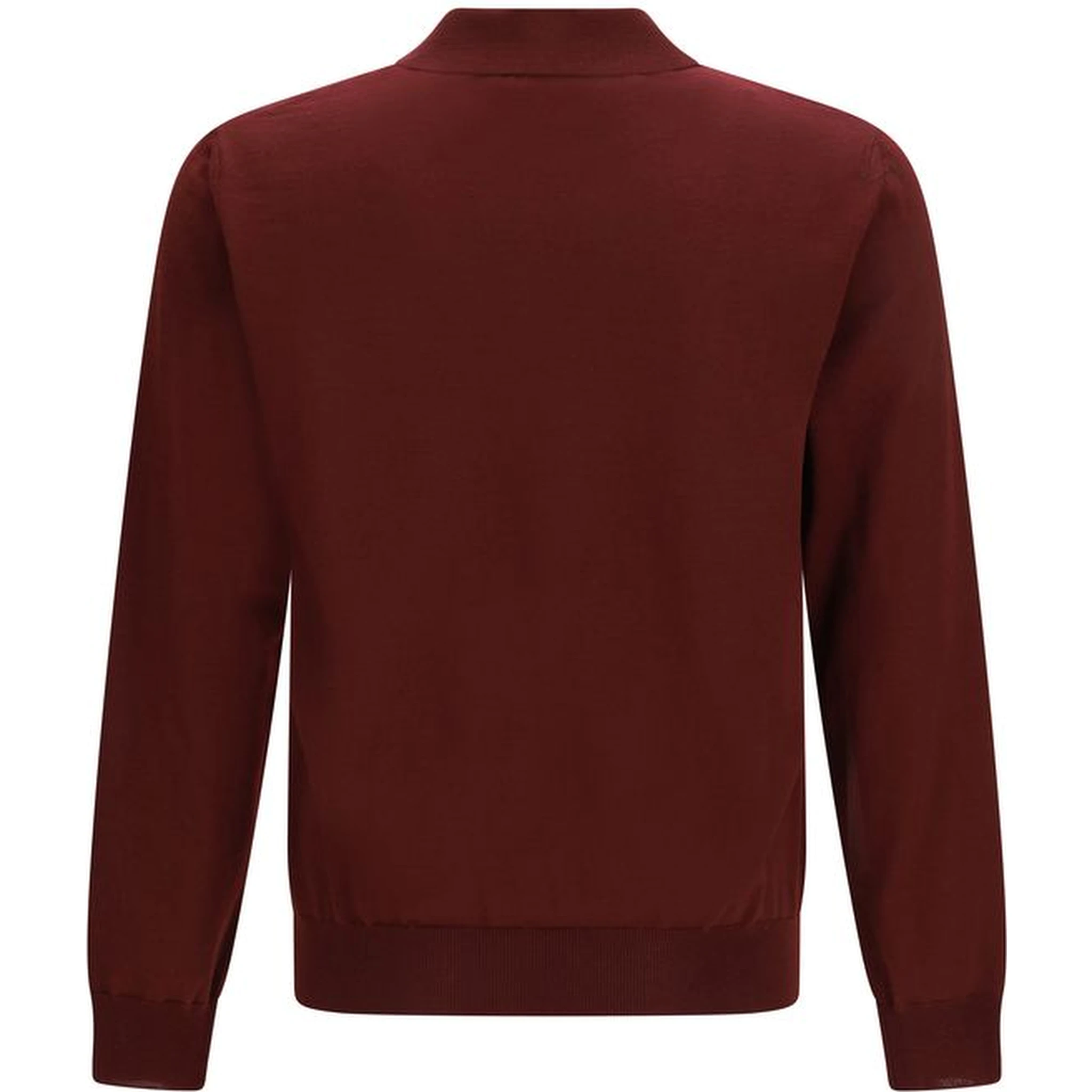 Bordeaux Wool Oves Aries Polo Shirt