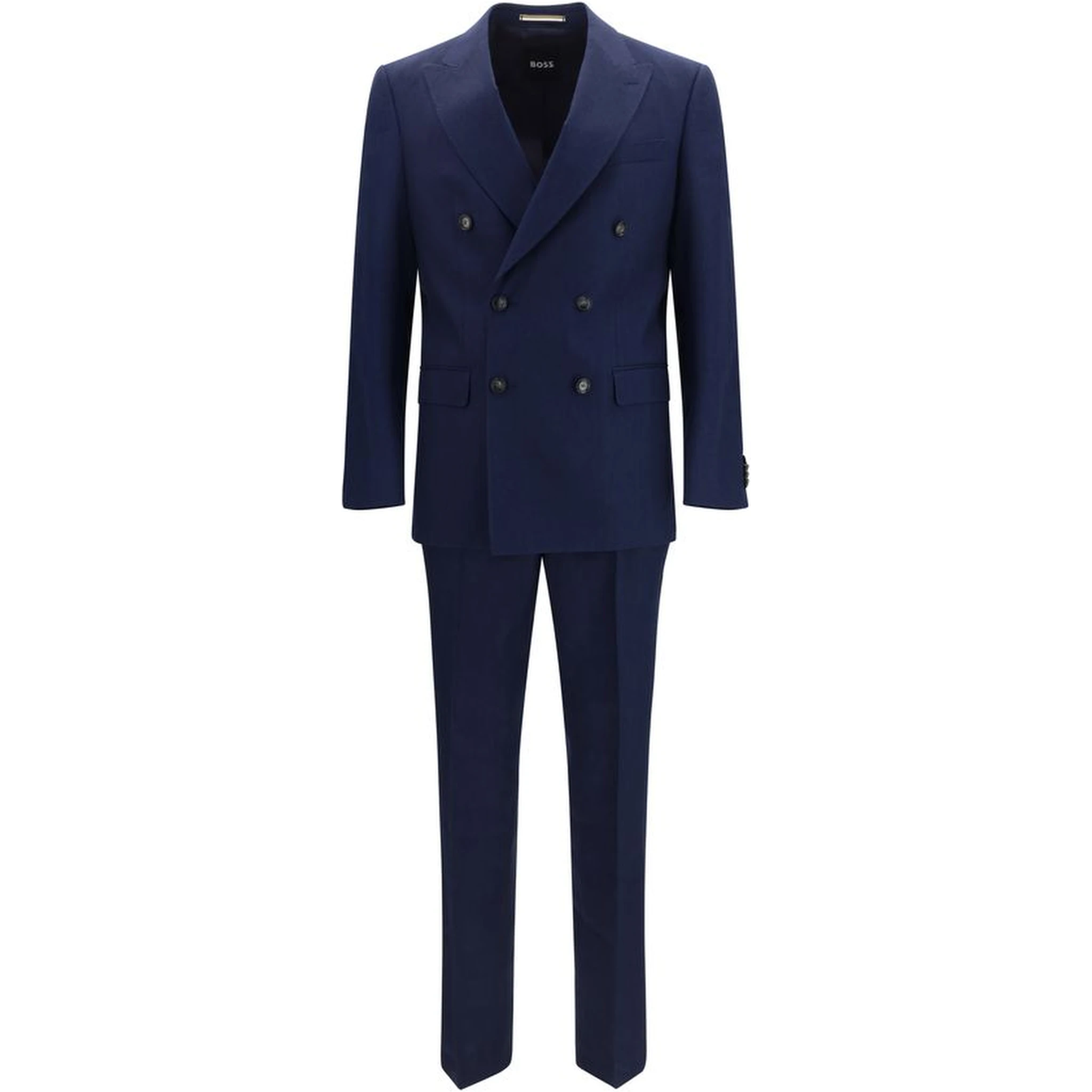 Blue Linen Two-Piece Suit