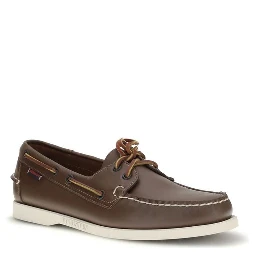 Brown Calf Leather Bos Taurus Loafers
