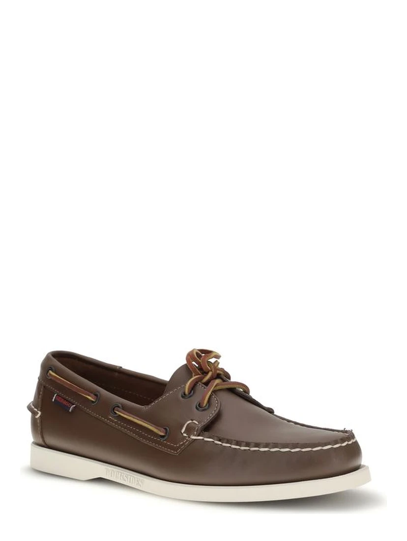 Brown Calf Leather Bos Taurus Loafers