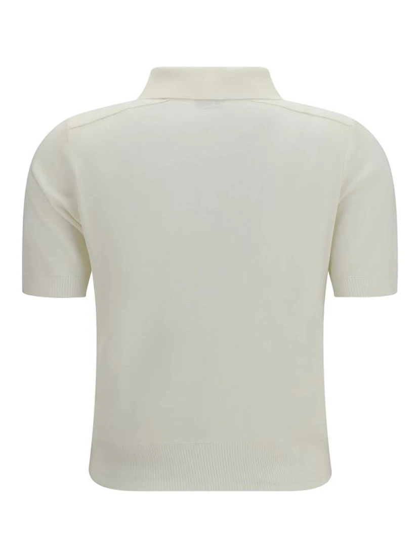 Beige Wool Oves Aries Polo Shirt
