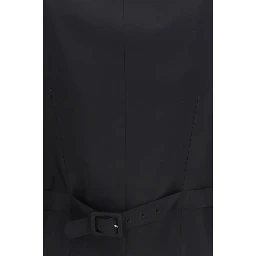 Brown Wool Oves Aries Sleveless Jacket
