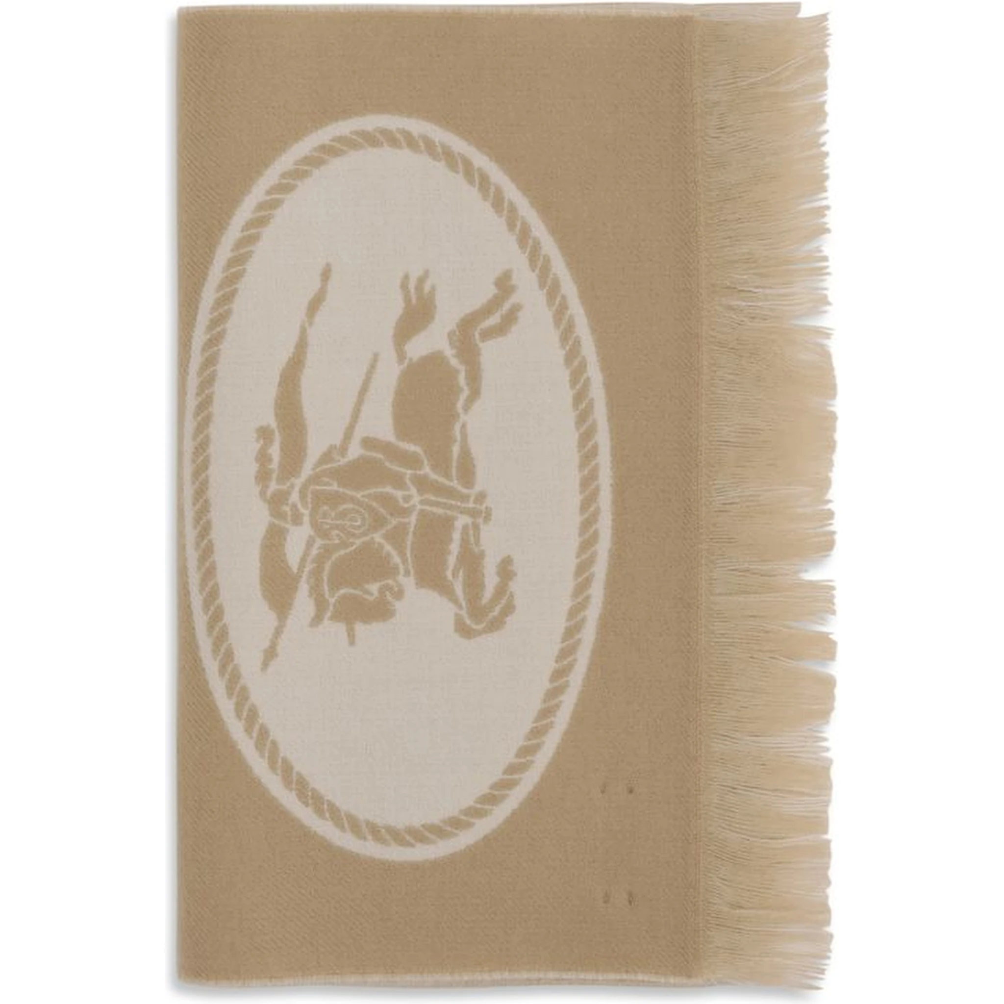 Beige Wool Oves Aries Scarf