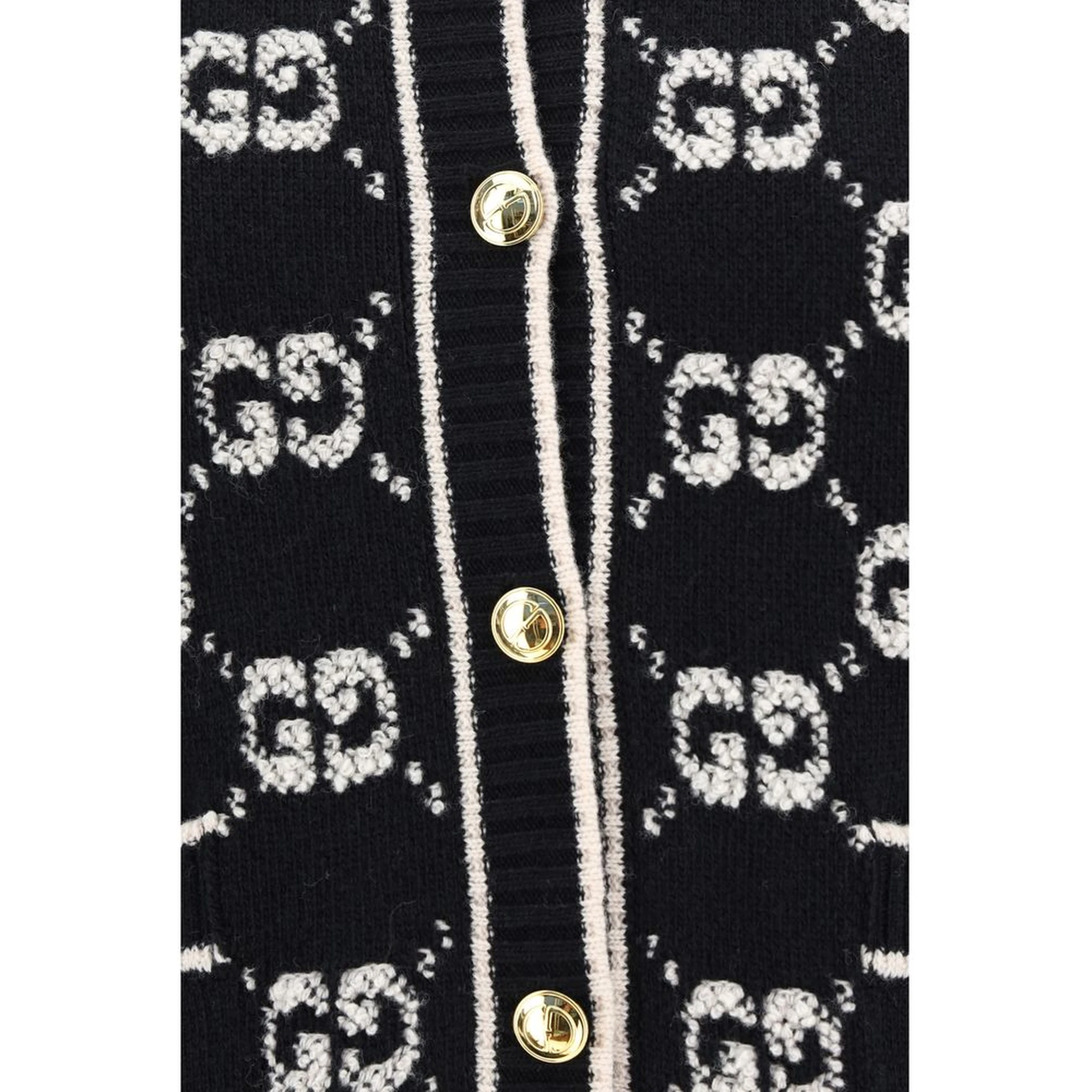 Black Wool Oves Aries Cardigan