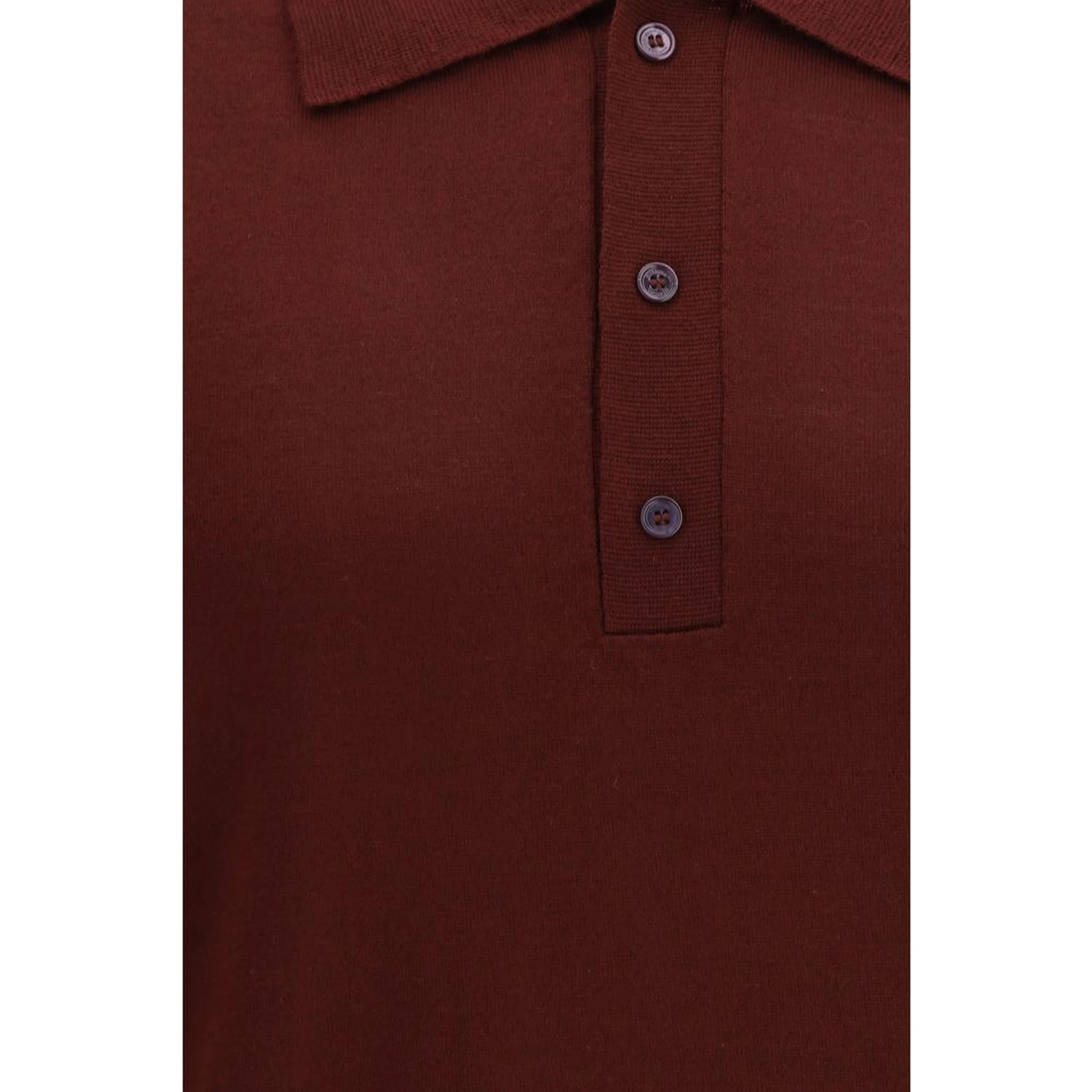 Bordeaux Wool Oves Aries Polo Shirt