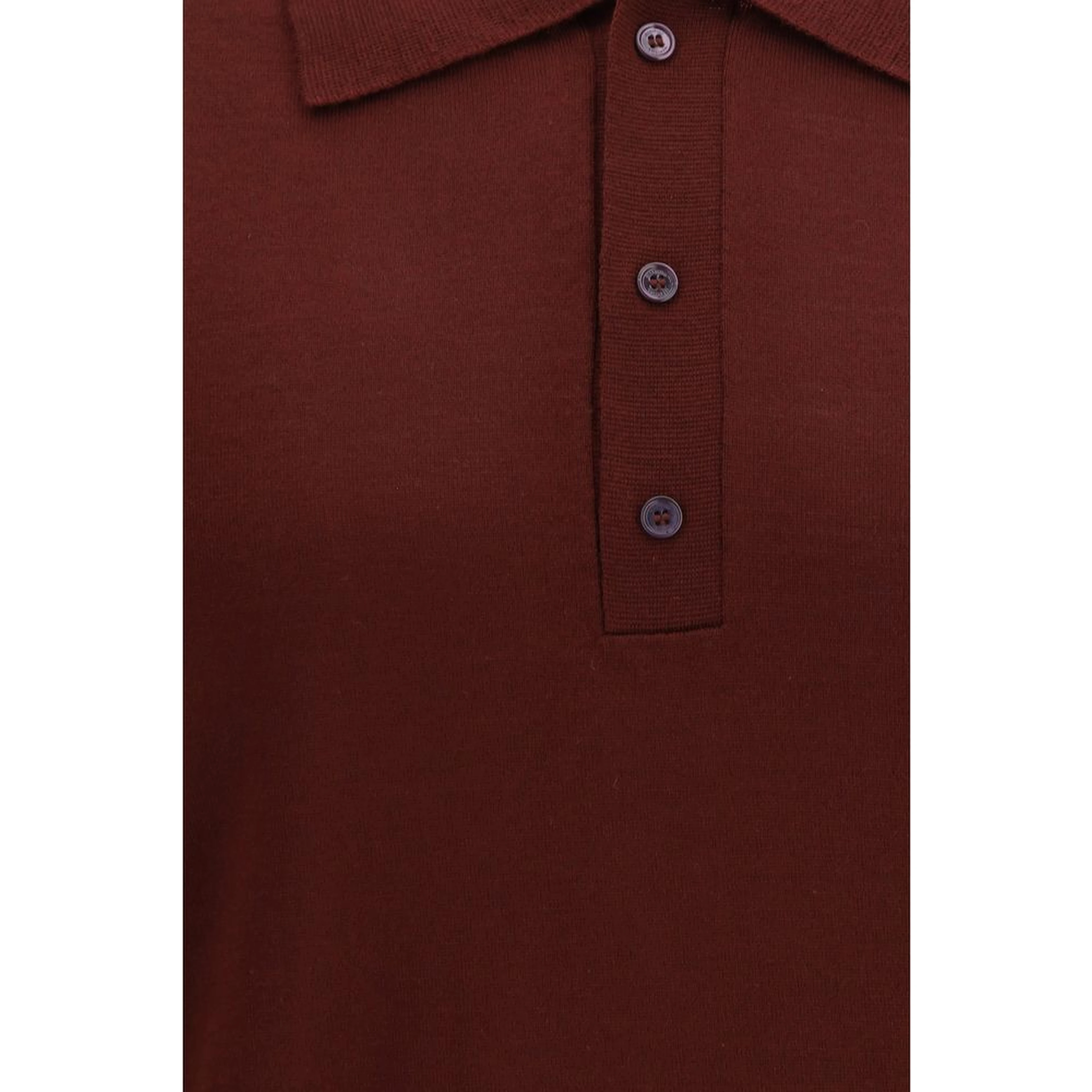 Bordeaux Wool Oves Aries Polo Shirt