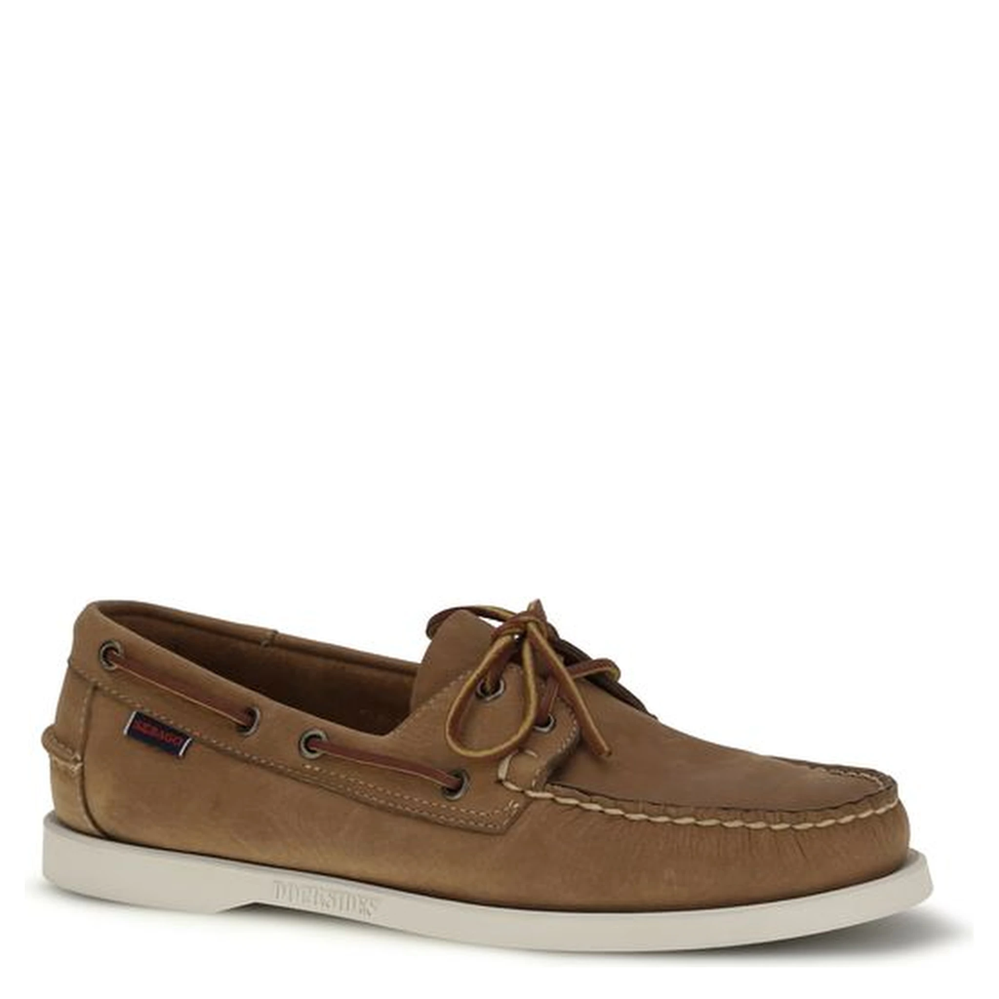 Brown Calf Leather Bos Taurus Slip-On Loafers