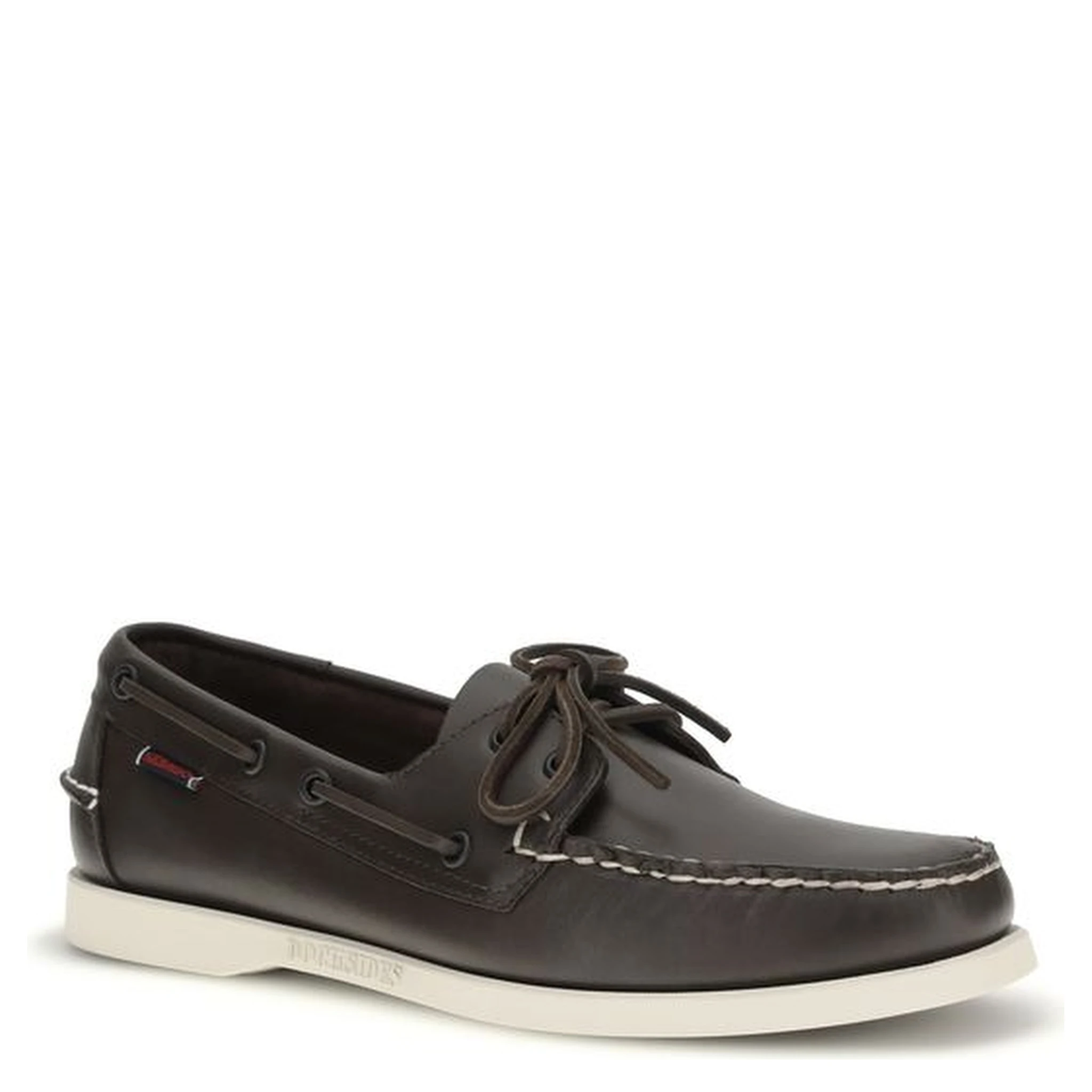 Brown Calf Leather Bos Taurus Slip-On Loafers