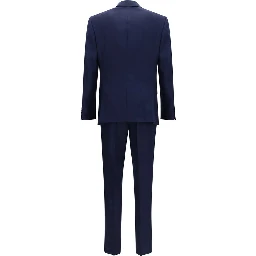Blue Linen Two-Piece Suit