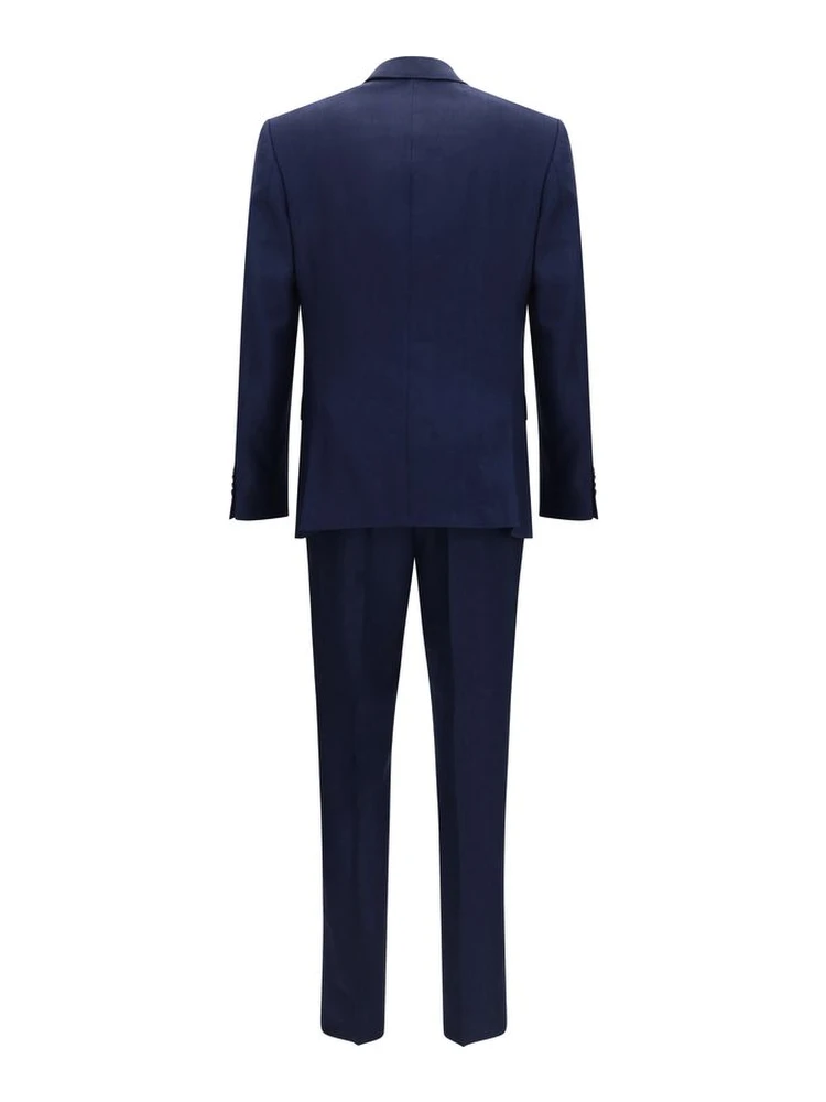 Blue Linen Two-Piece Suit alternative
