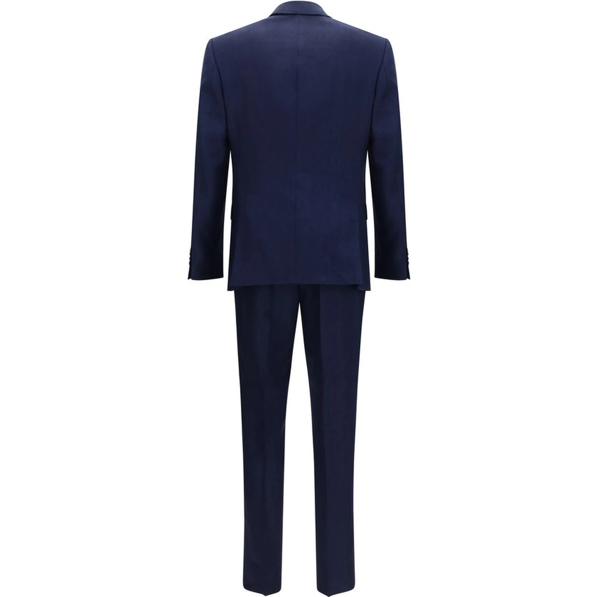 Blue Linen Two-Piece Suit