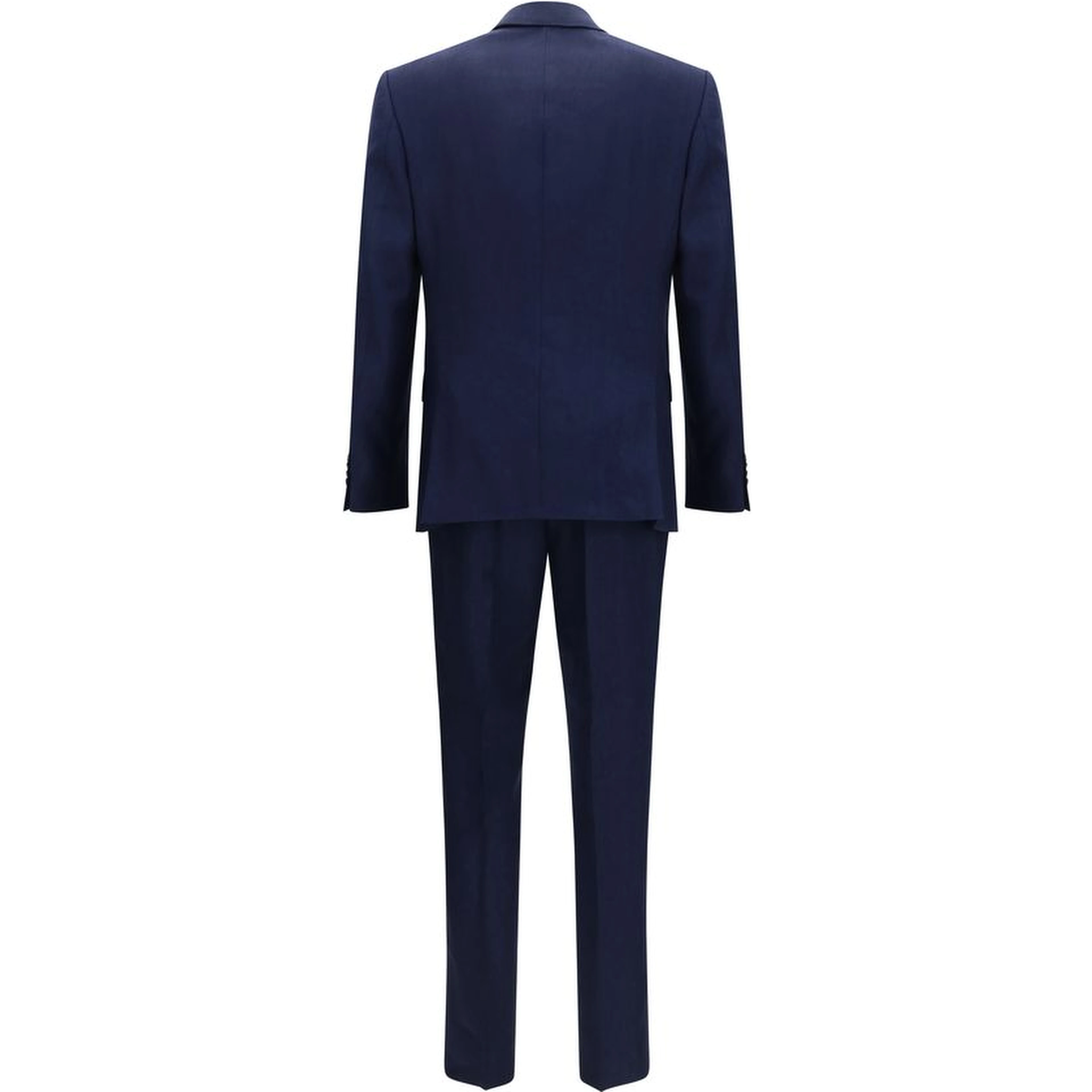 Blue Linen Two-Piece Suit