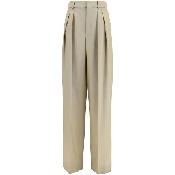 Beige Wool Oves Aries Dress Pants