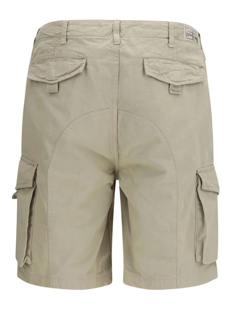 Beige Cotton Bermuda Shorts alternative