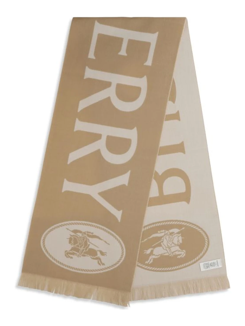 Beige Wool Oves Aries Scarf
