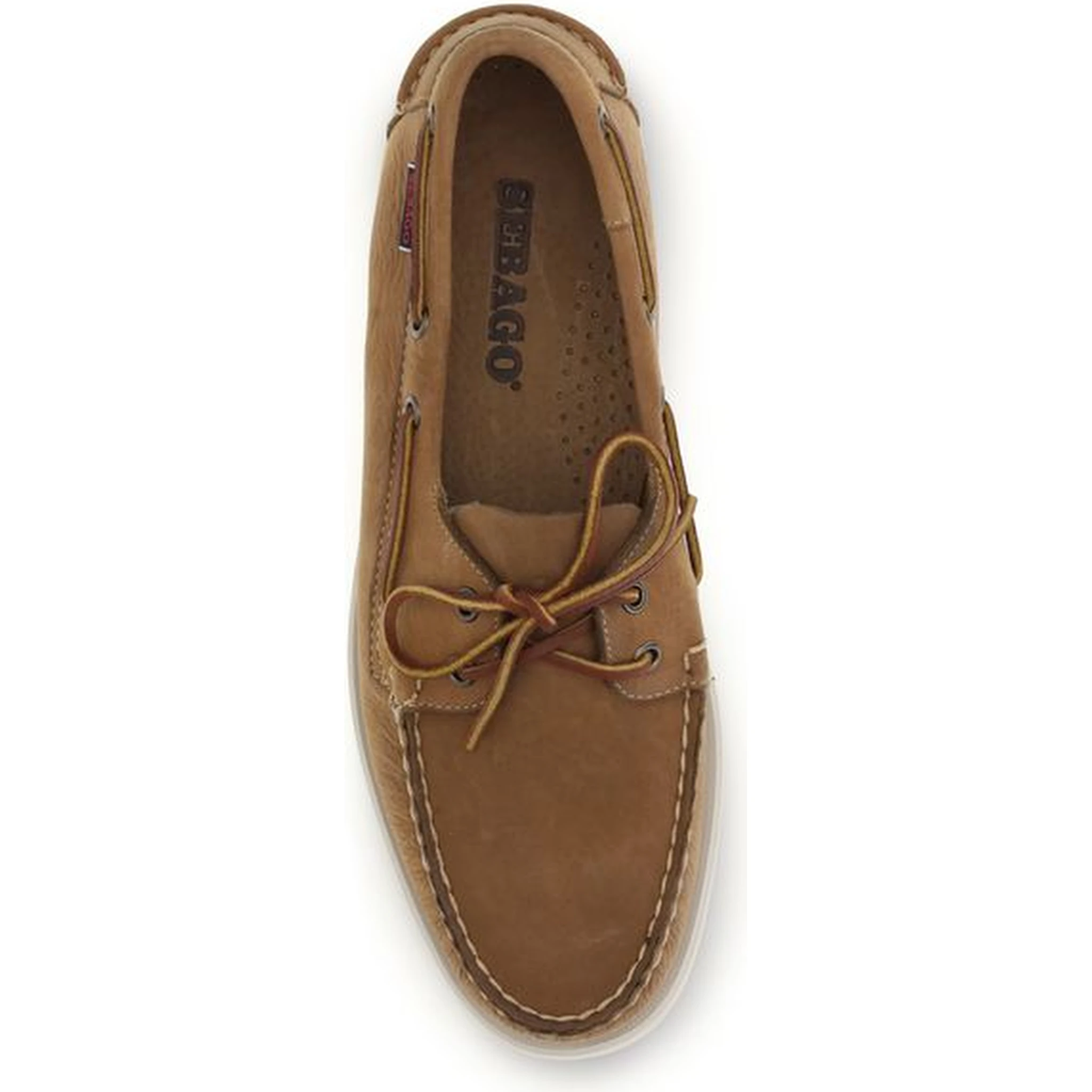 Brown Calf Leather Bos Taurus Slip-On Loafers
