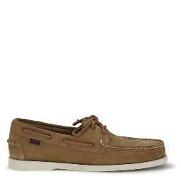 Brown Calf Leather Bos Taurus Slip-On Loafers