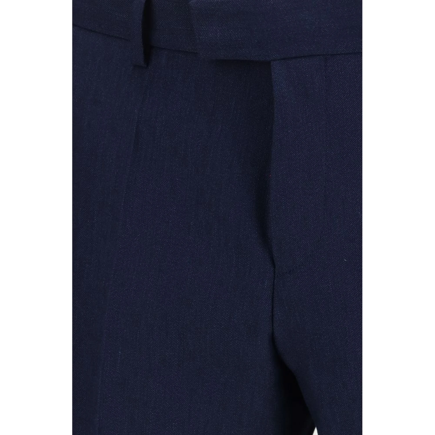 Blue Linen Two-Piece Suit