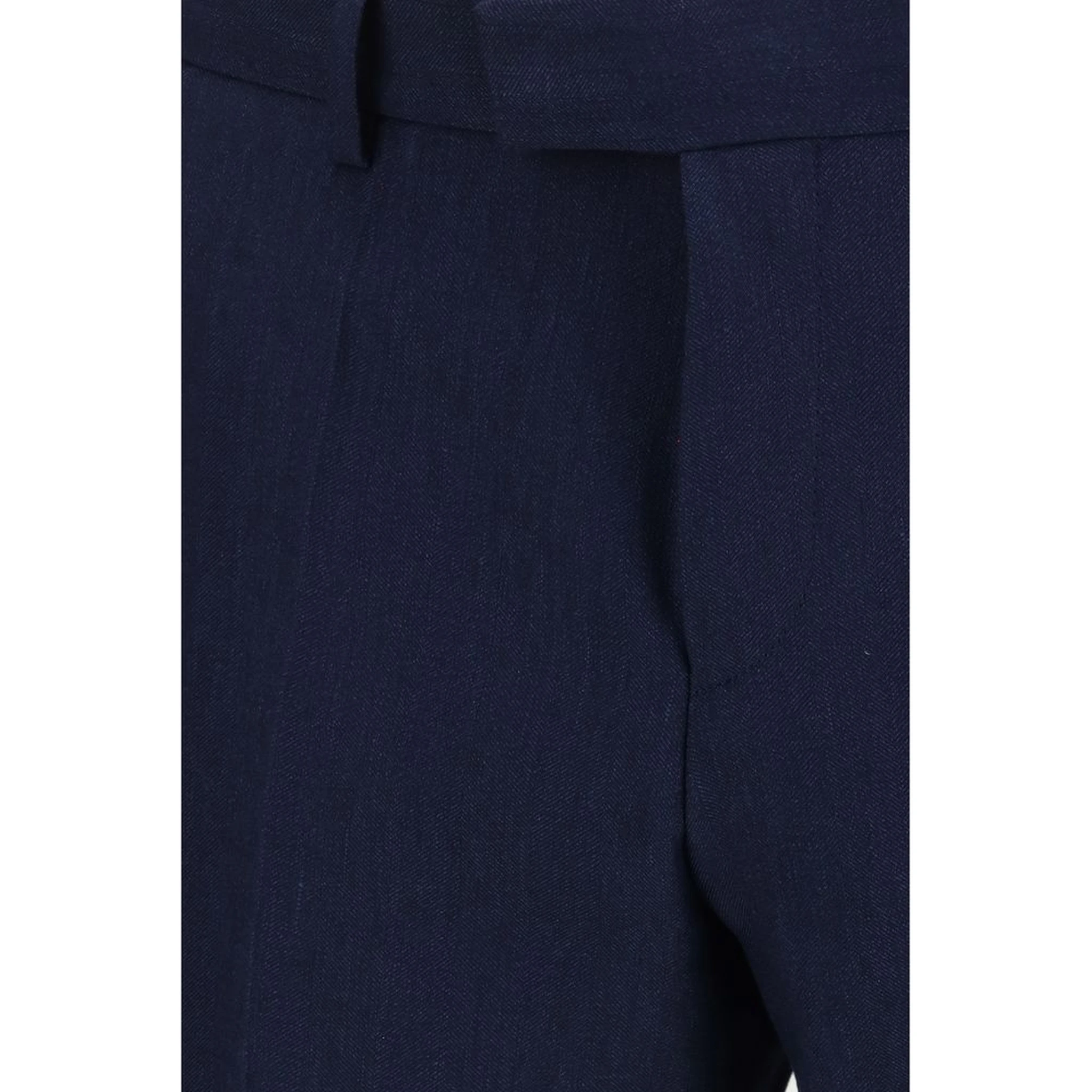 Blue Linen Two-Piece Suit