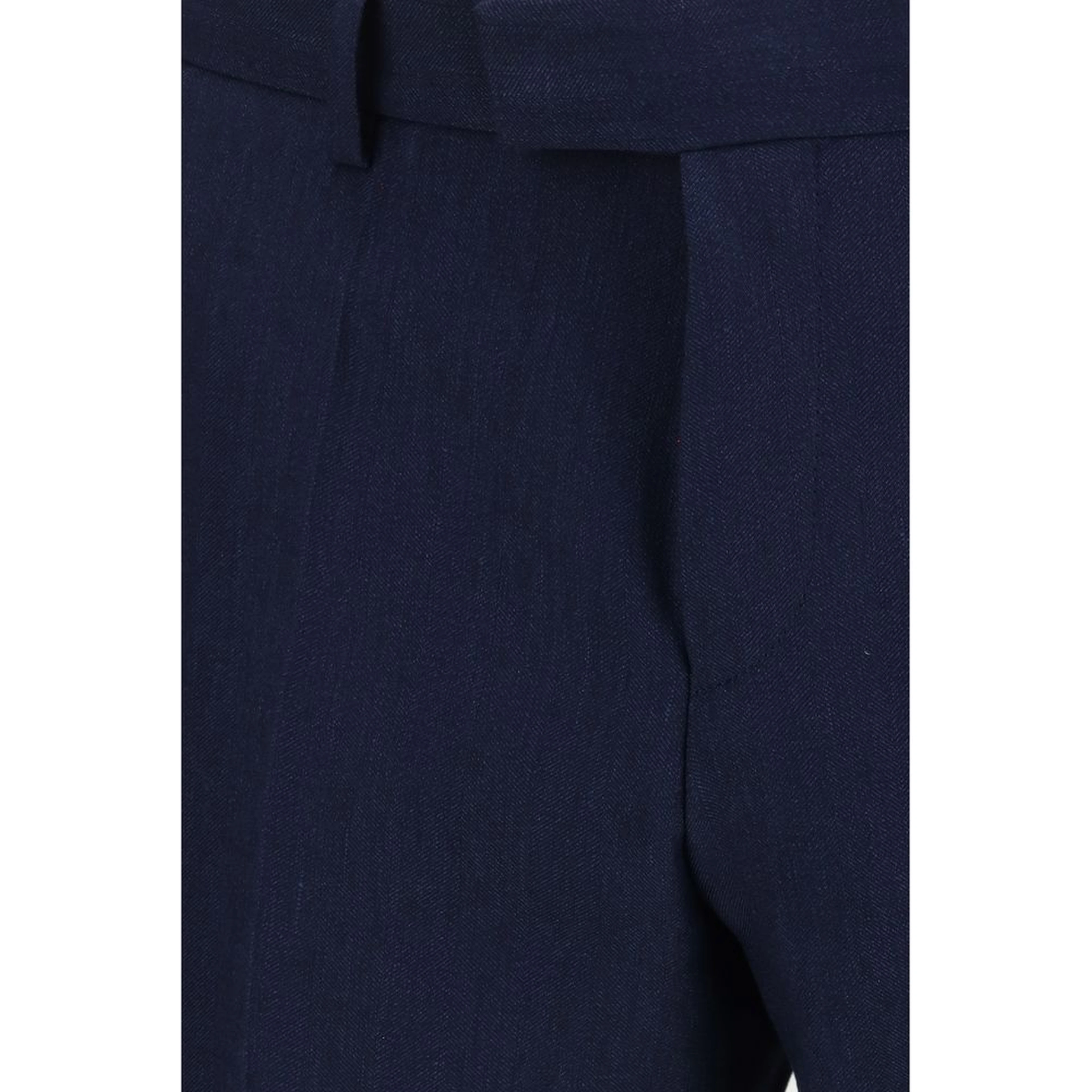 Blue Linen Two-Piece Suit