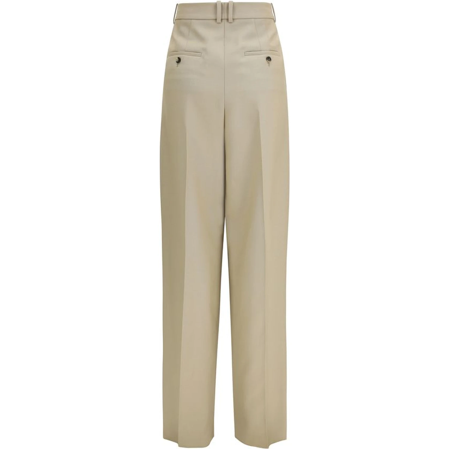Beige Wool Oves Aries Dress Pants