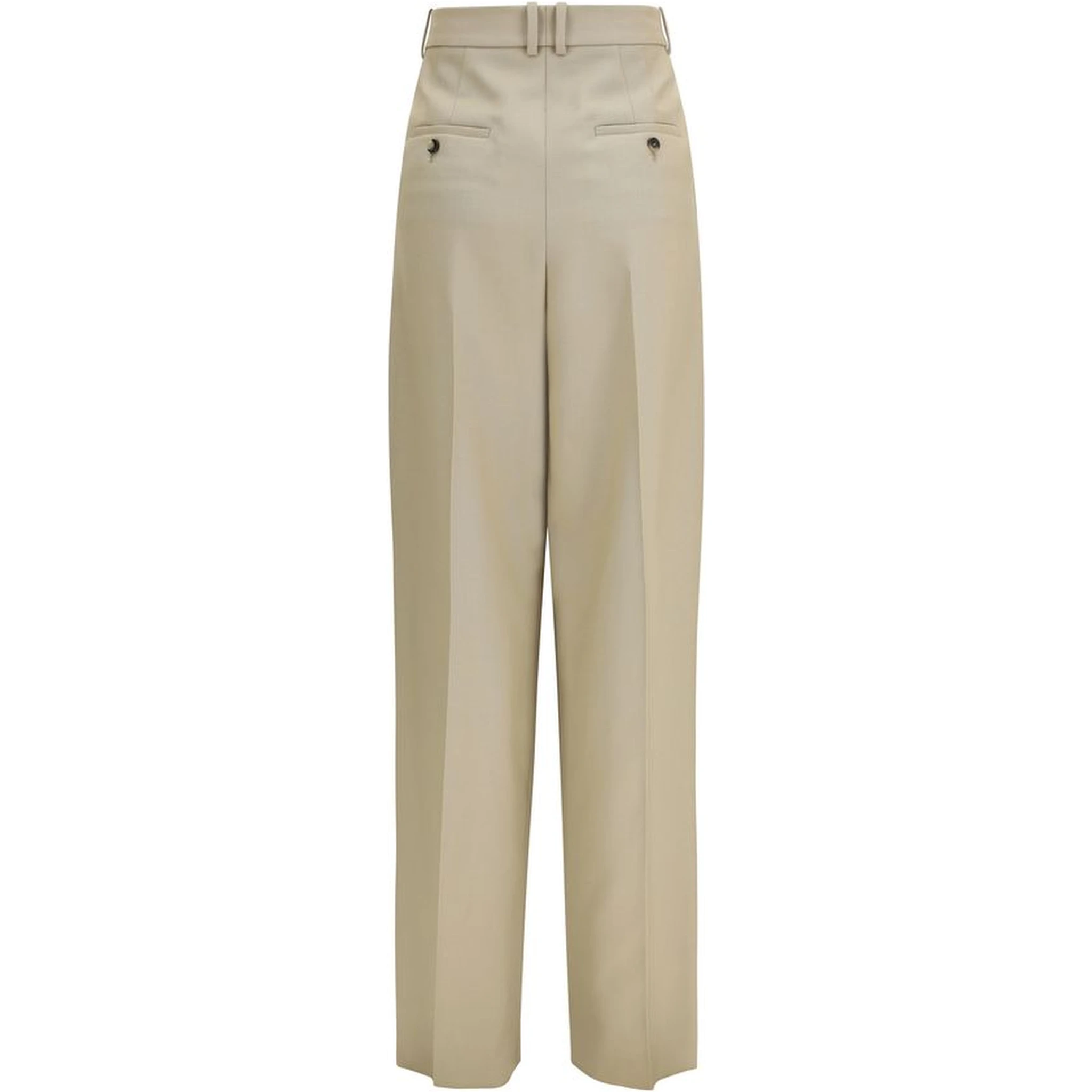 Beige Wool Oves Aries Dress Pants