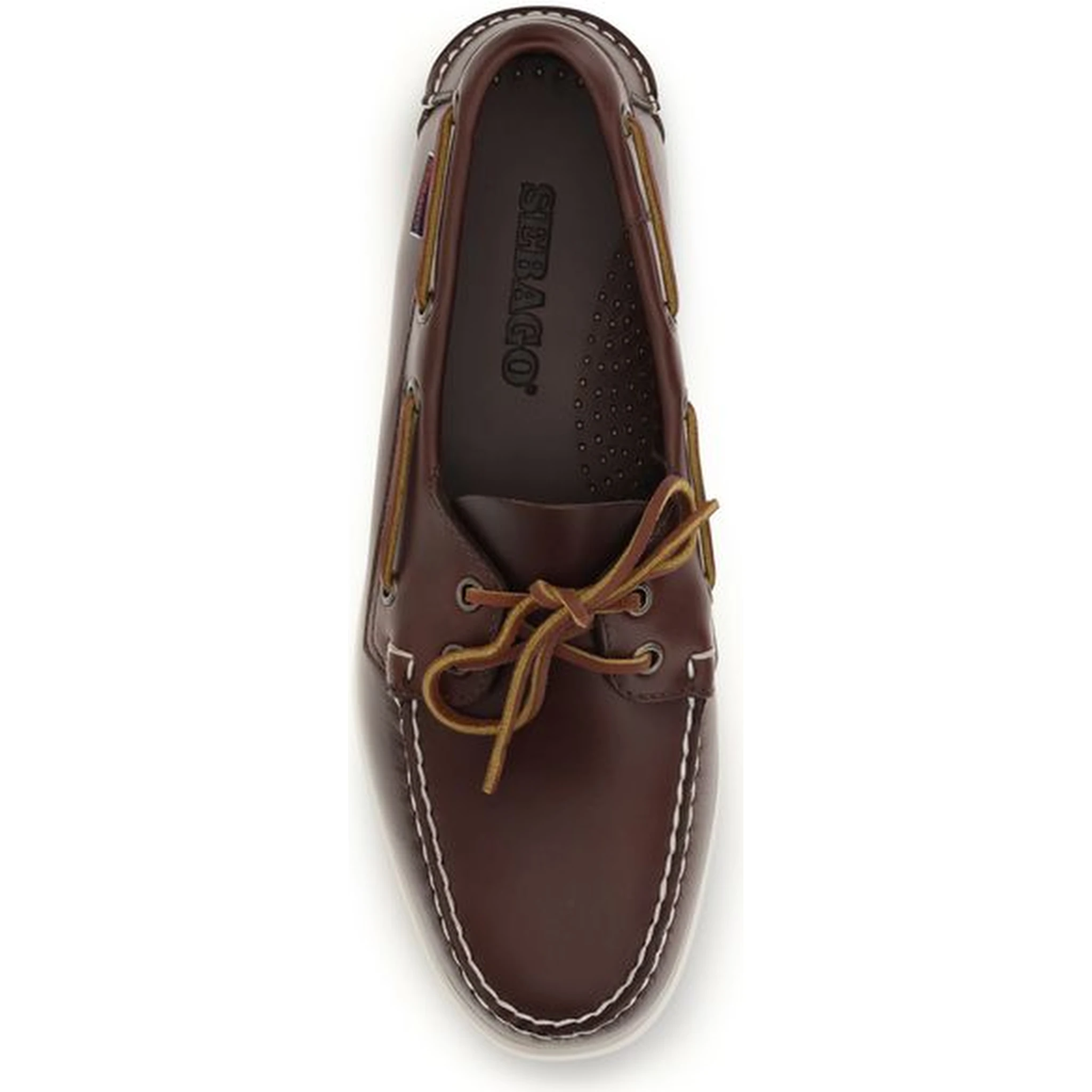 Brown Calf Leather Bos Taurus Slip-On Loafers