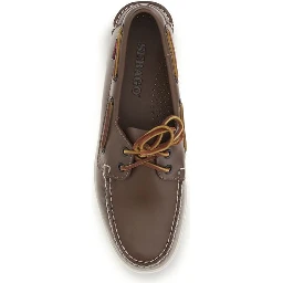 Brown Calf Leather Bos Taurus Loafers