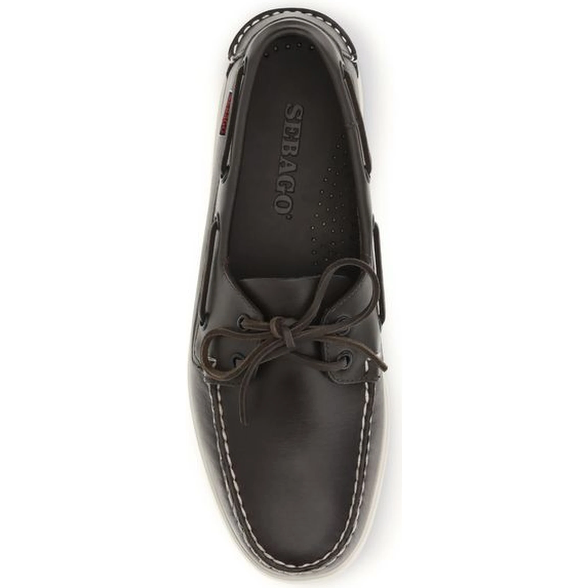 Brown Calf Leather Bos Taurus Slip-On Loafers