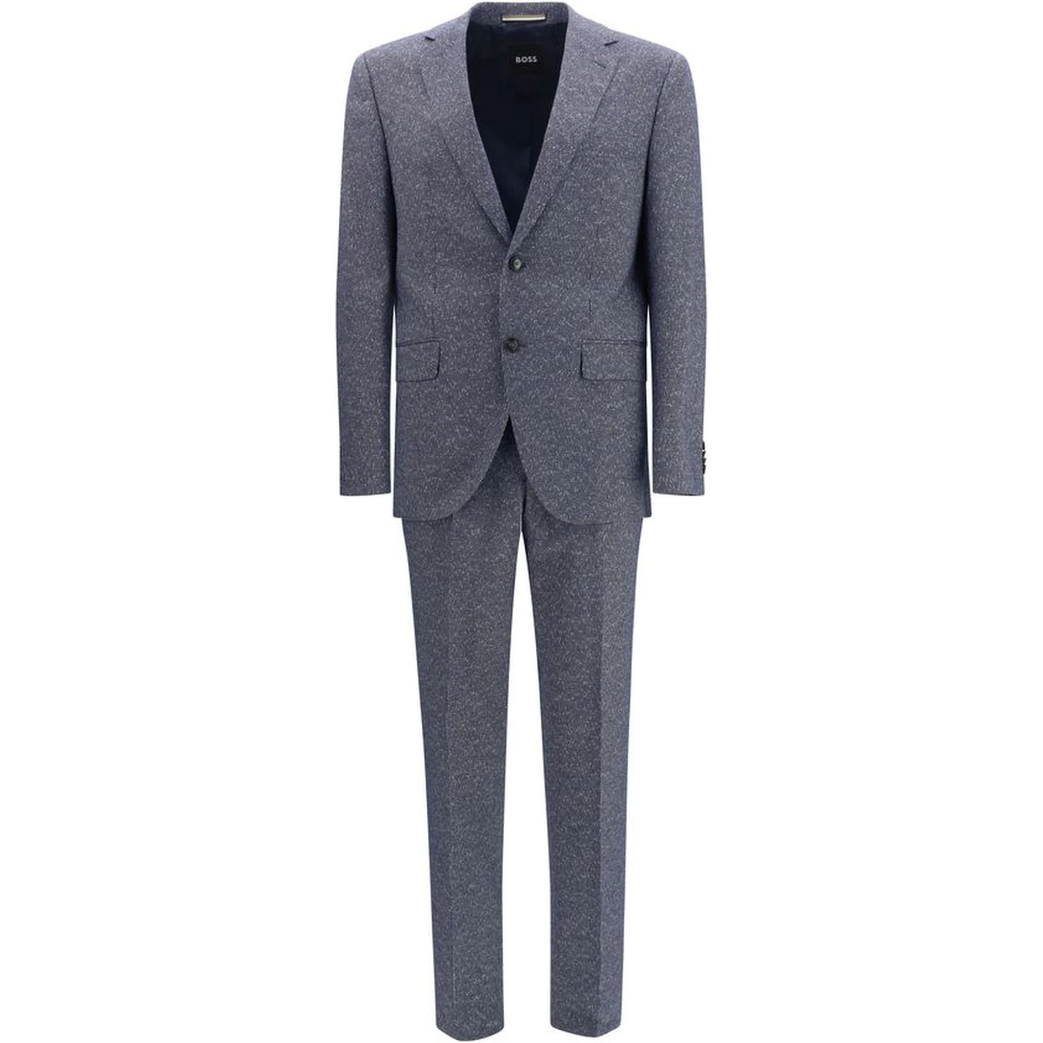 Blue Viscose Two-Piece Suit