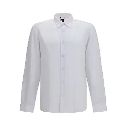 White Linen Dress Shirt