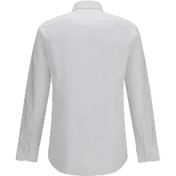 White Cotton Dress Shirt
