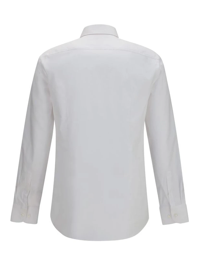 White Cotton Dress Shirt