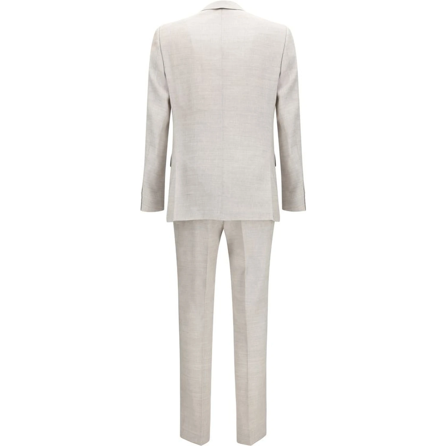 Gray Linen Two-Piece Suit