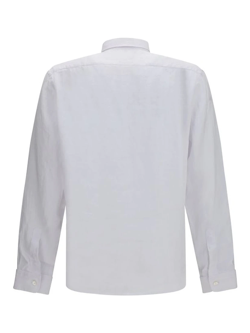 White Linen Dress Shirt