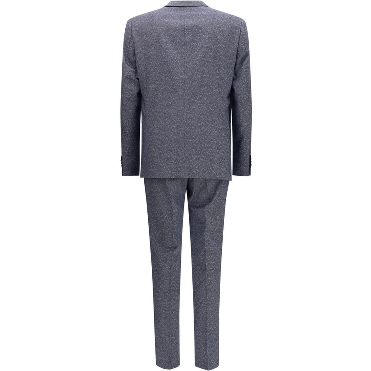 Blue Viscose Two-Piece Suit
