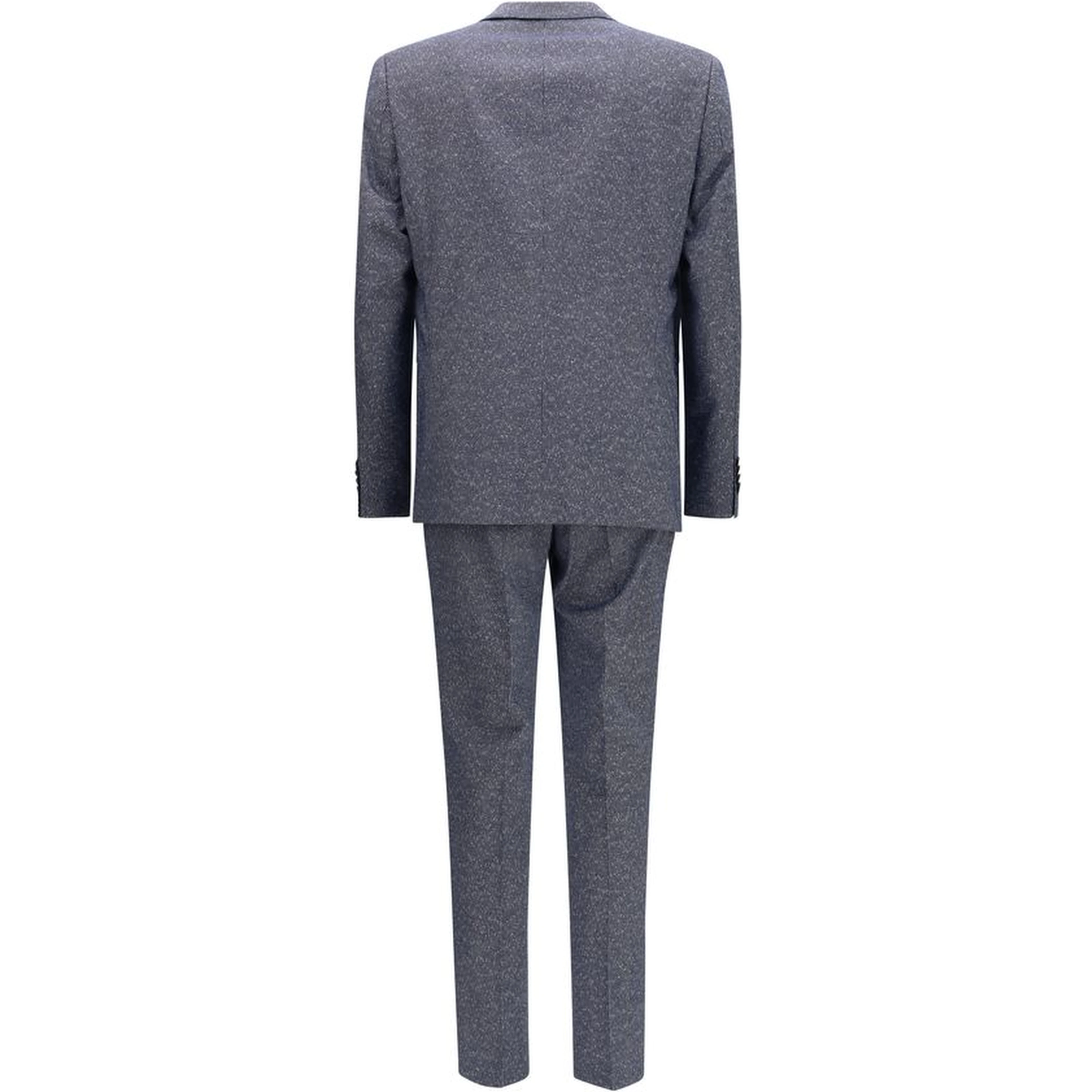 Blue Viscose Two-Piece Suit