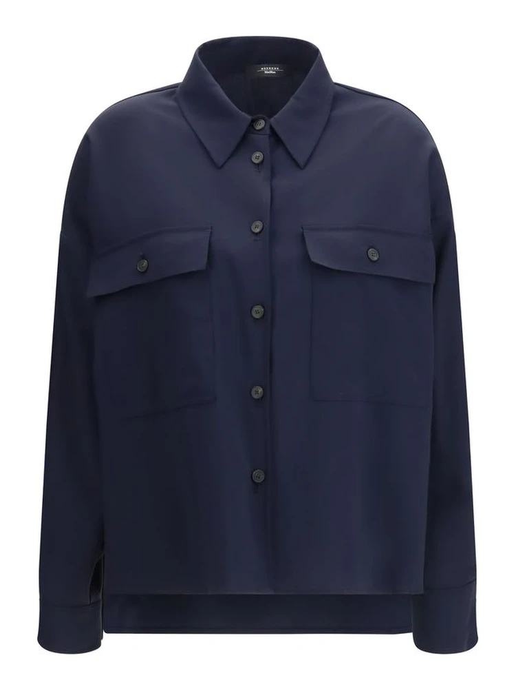 Blue Wool Oves Aries Jacket