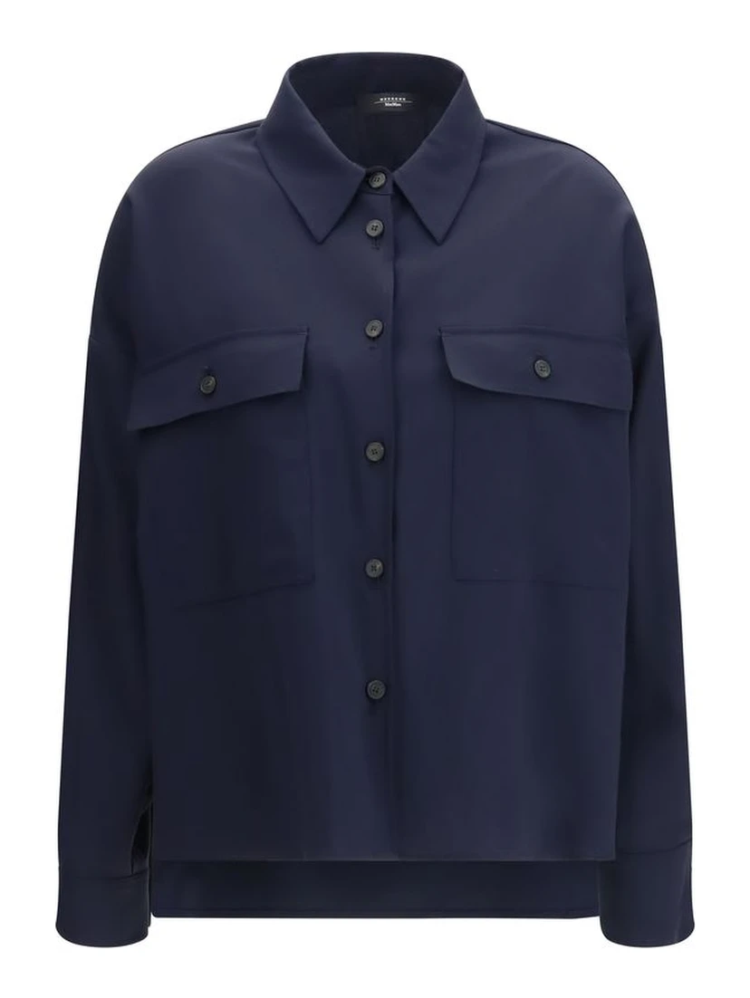 Blue Wool Oves Aries Jacket