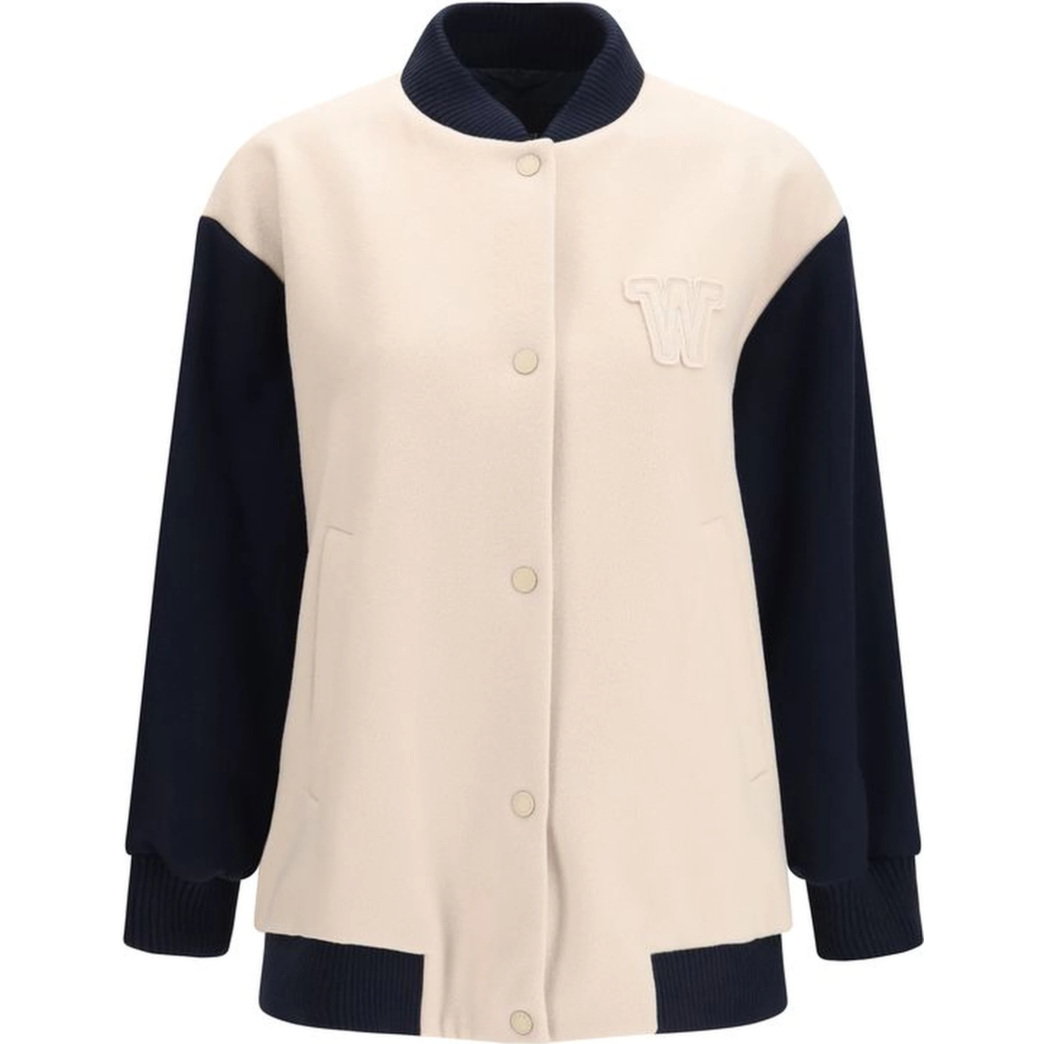 Blue Wool Oves Aries Bomber