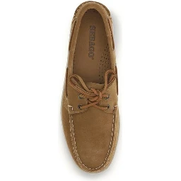 Brown Calf Leather Bos Taurus Slip-On Loafers