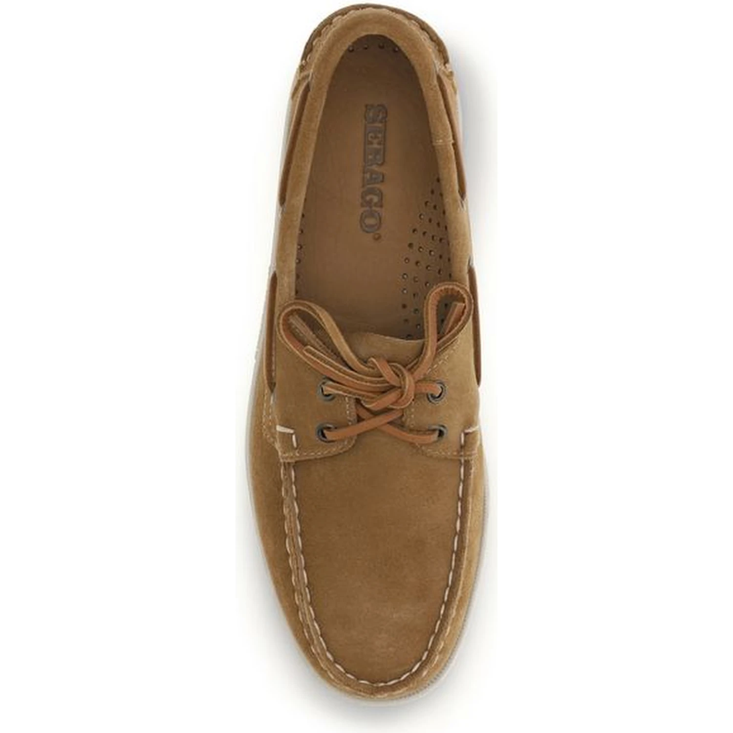 Brown Calf Leather Bos Taurus Slip-On Loafers