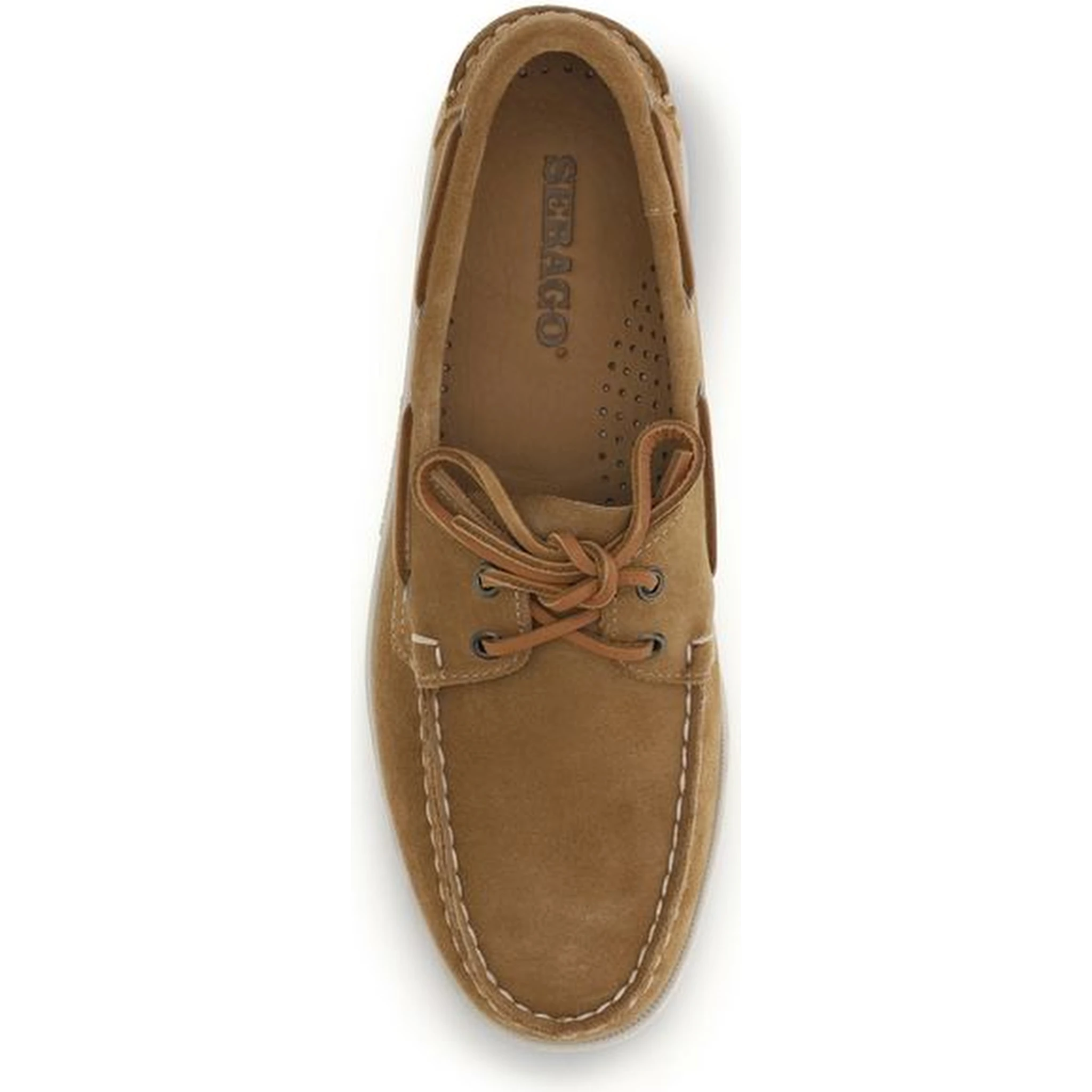 Brown Calf Leather Bos Taurus Slip-On Loafers