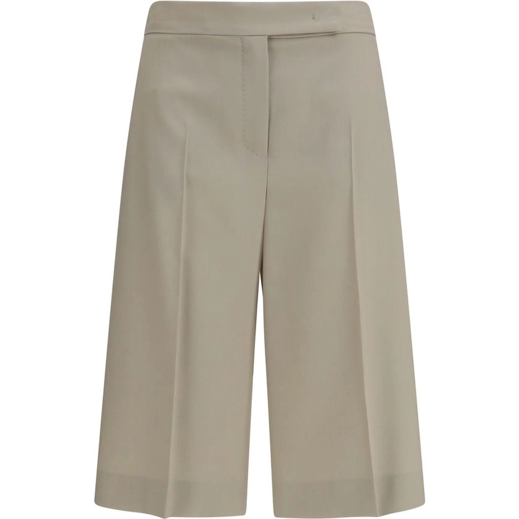 Beige Wool Oves Aries Bermuda Shorts