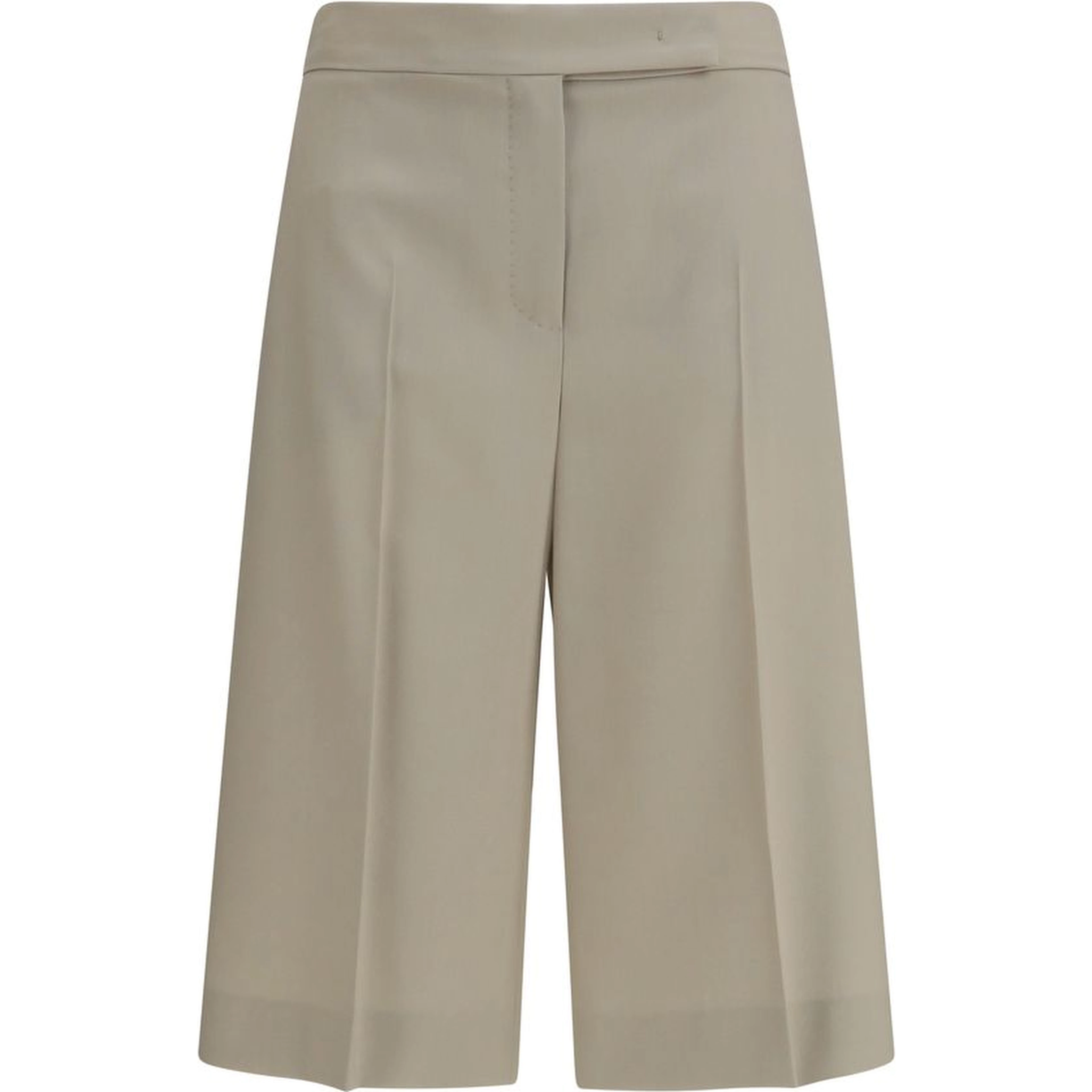 Beige Wool Oves Aries Bermuda Shorts
