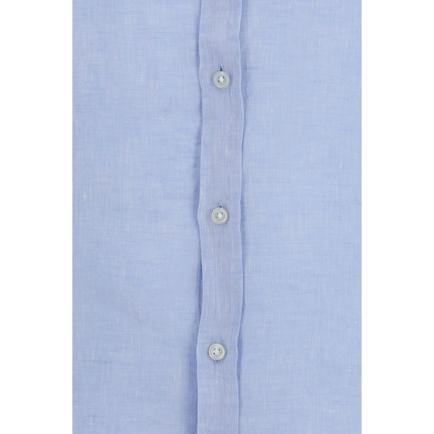 Blue Linen Dress Shirt