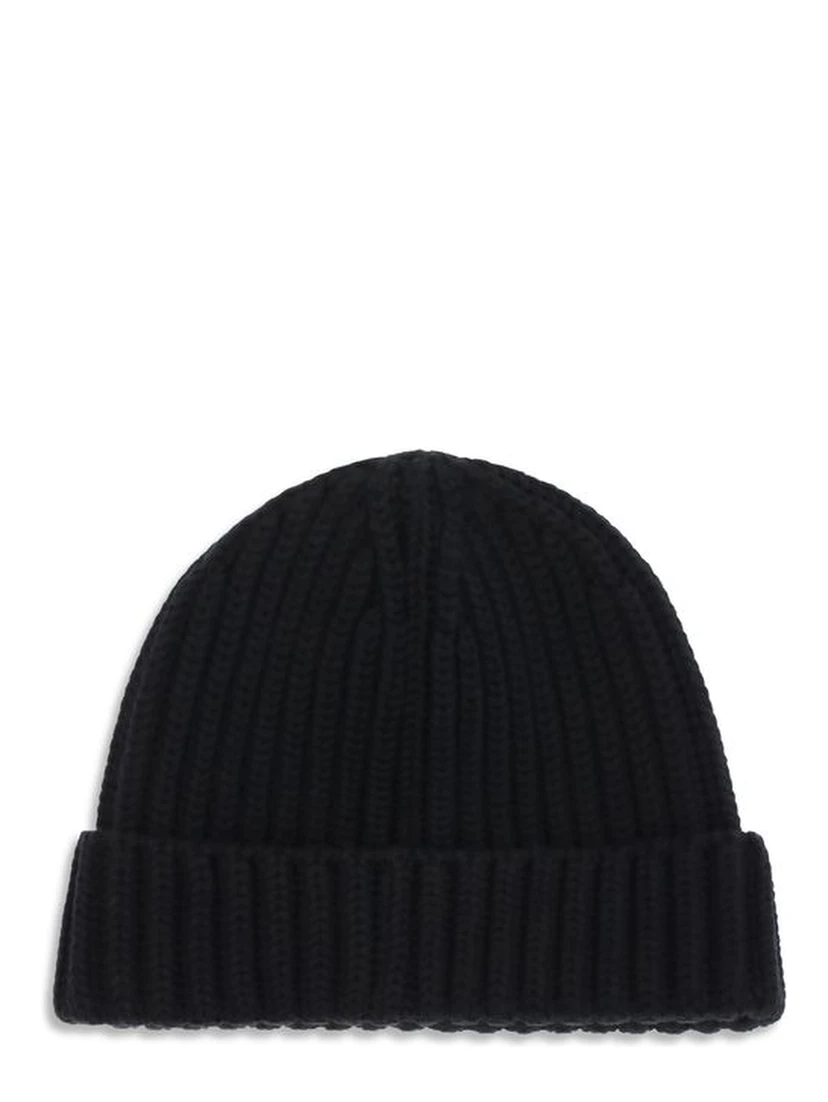 Black Wool Oves Aries Beanie
