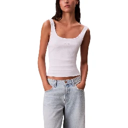 White Cotton Tank Tops