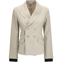 Beige Wool Oves Aries Blazer